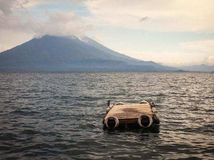 Lose yourself on Lake Atitlan in Guatemala.