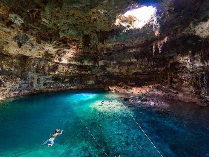 Swim in one of Mexico