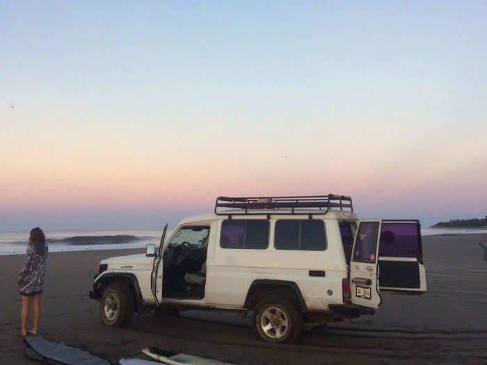 Go surfing off the northern coast of Nicaragua in Aponsentillo.