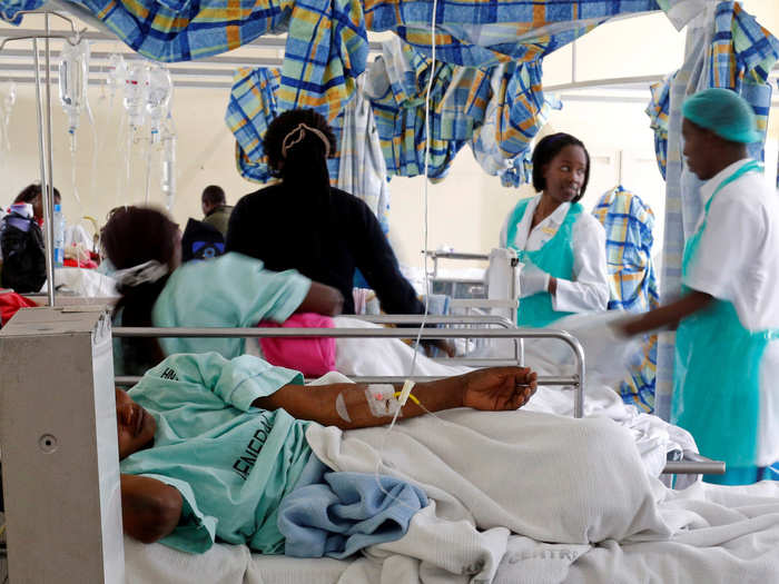 In Kenya, the hospitals are more well-equipped to handle outbreaks of disease, though there are also mismanagement issues.