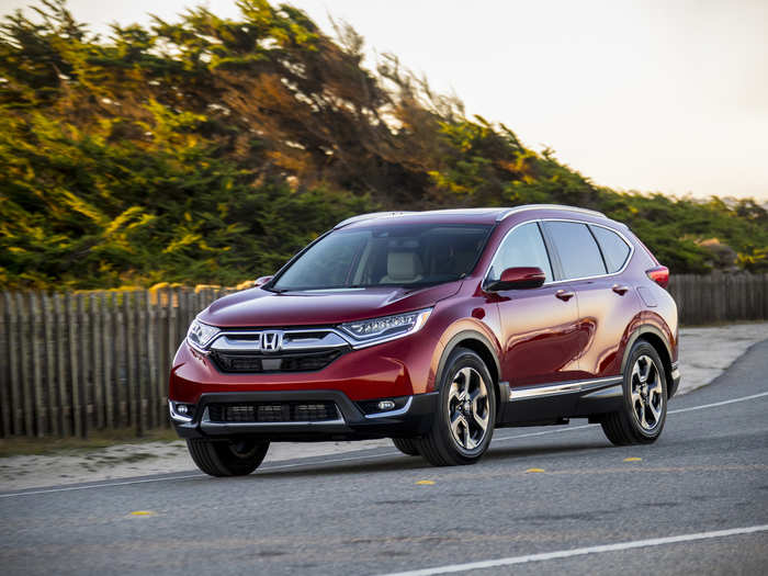 3. Honda CR-V: 377,895. +5.8%.