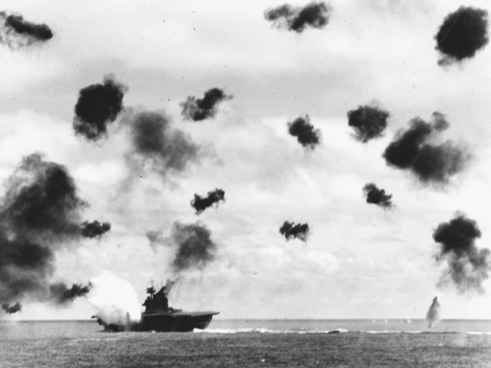 Battle of Midway, June 4-7, 1942.