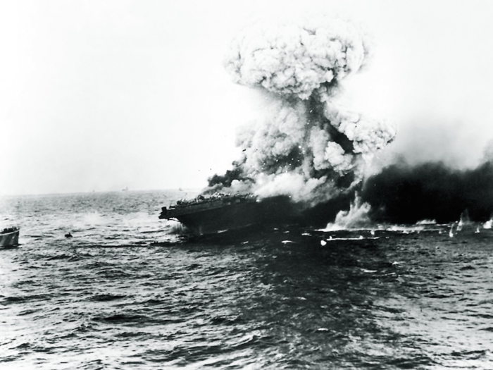 Battle of the Coral Sea, May 4-8, 1942.