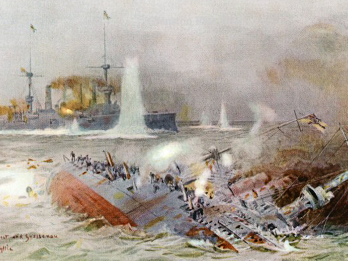 Battle of the Falkland Islands, December 8, 1914