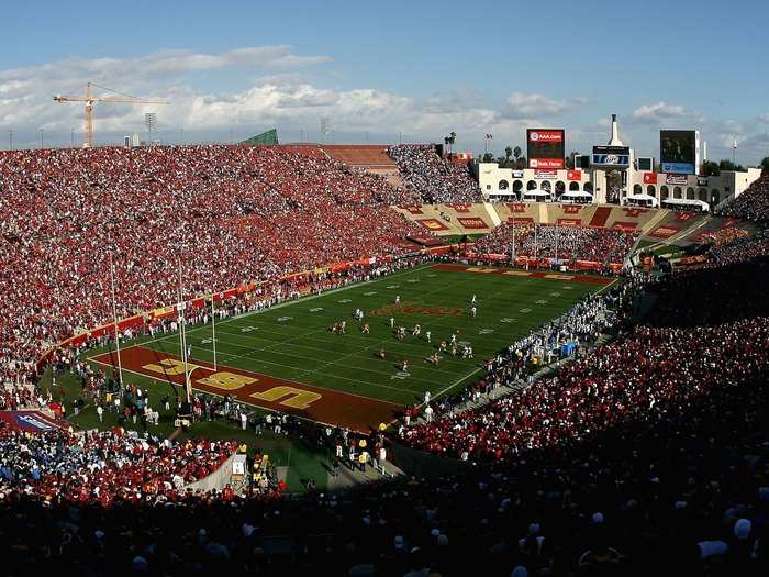 13: Los Angeles Memorial Coliseum — Los Angeles, California, United States