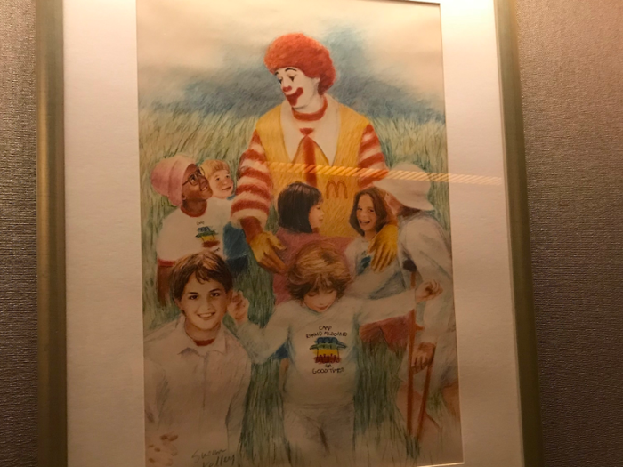 Ronald McDonald is a frequent star.