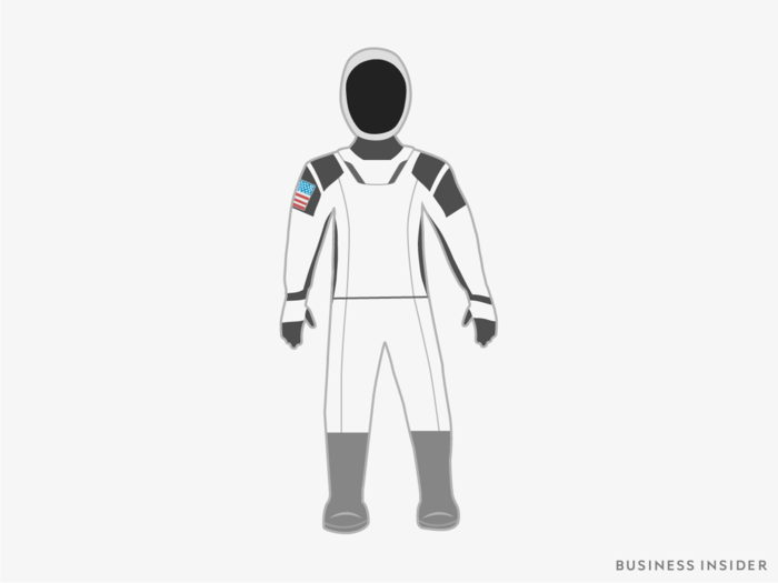 SpaceX Crew Dragon Flight Suit (Est. 2018)