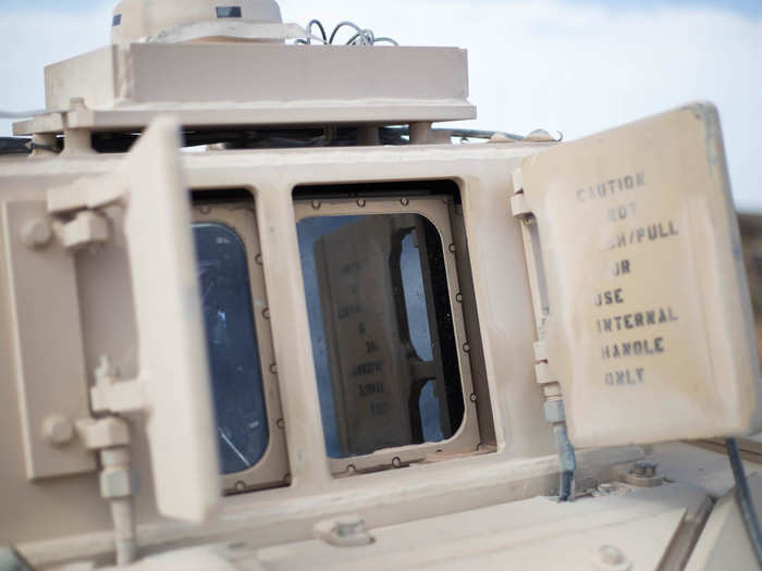 Below is the Improved Bradley Acquisition Subsystem, which helps gunners recognize, detect, and identify targets.