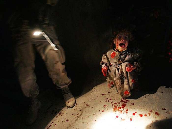 In January 2005, photographer Chris Hondros captured US troops accidentally killing the parents of 5-year-old Samar Hassan seen below.