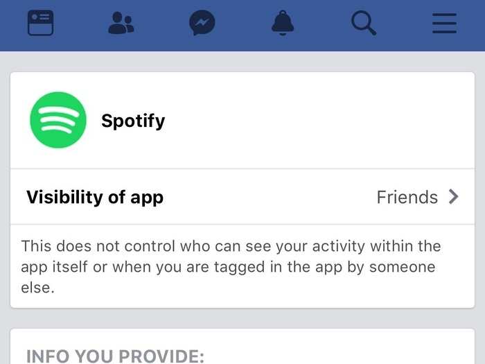 However, you might not want to turn all of your apps off at once. For example, you might log into your Spotify account using Facebook, and you don