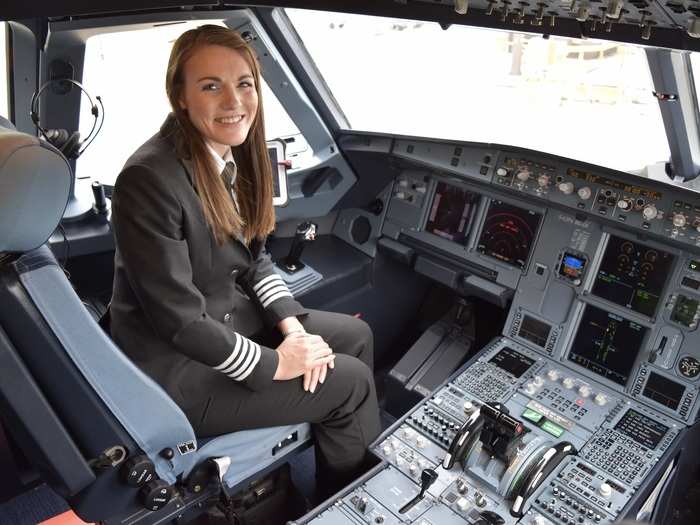 Now 28, McWilliams is a Captain and has been with easyJet for 7 years. She