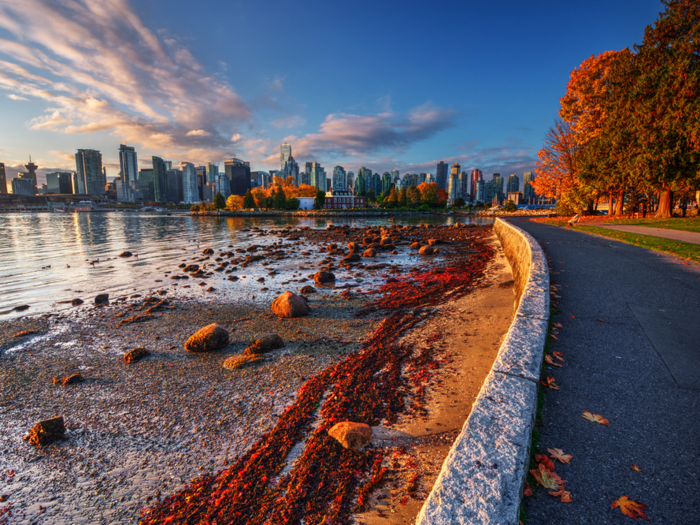 5. Vancouver, Canada — The Pacific coast city is a cultural melting pot, attracting immigration from all across Asia. This helps create a thriving cultural scene in Canada