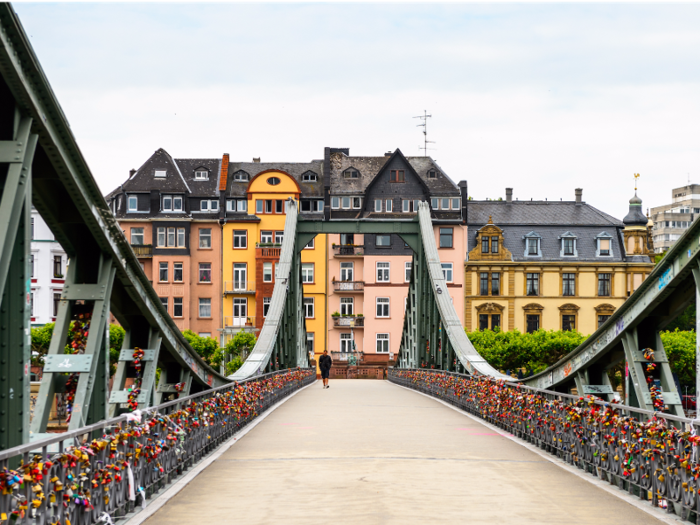 7. Frankfurt, Germany — The commerce-centric city is home to some of the world