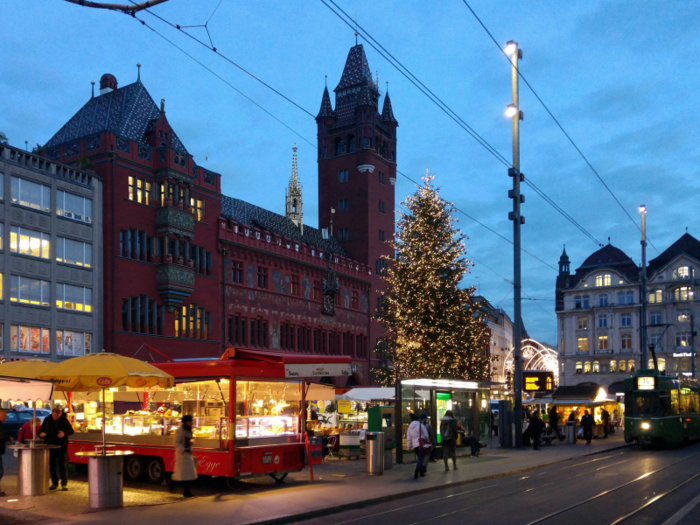 T=10. Basel, Switzerland — Despite being less well known than the likes of Geneva and Zurich, Basel is still a great place to live for its around 165,000 citizens.