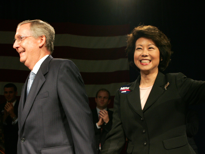 The couple appear to complement each other personally and professionally. Bloch told The New York Times that Chao is a "tiger wife," adding that she