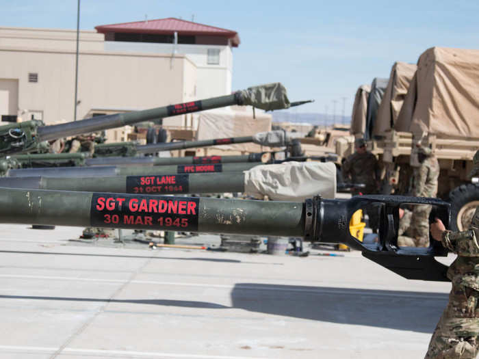 And all the triple 7s at Fort Bliss are emblazoned with the names of soldiers who have been killed in combat.