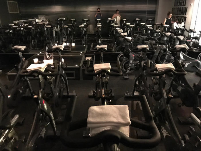 Next, we headed to SoulCycle in Soho. SoulCycle offers 45-minute classes that will vary by instructor.