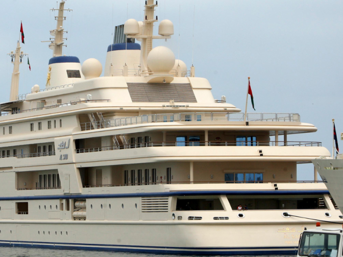 $300 million: The Sultan of Oman owns the 509-foot long Al Said yacht. It has room for more than 60 guests and a concert hall that can house a 50-piece orchestra.