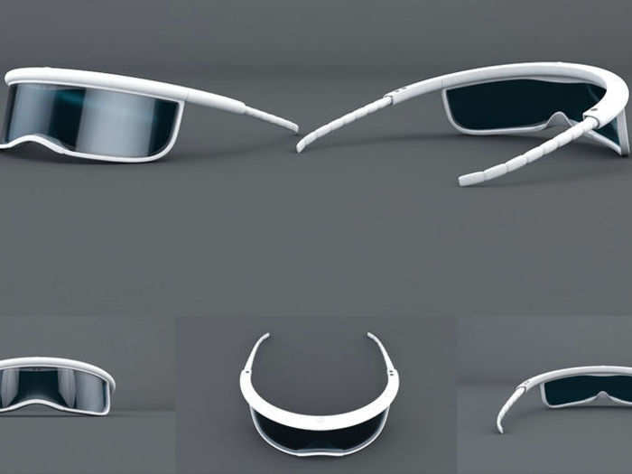 This AR smart-glasses concept has a curved display to cover your field-of-view.