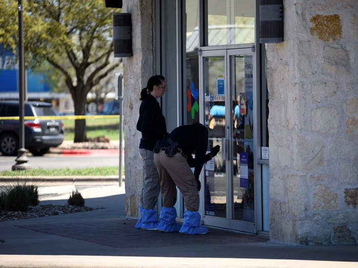 March 20, around 6:00 a.m: Law-enforcement officials discover an unexploded device at another FedEx center in Austin.