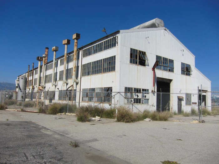 SpaceX will also have to knock down this decrepit pumping station to make room for the facility.