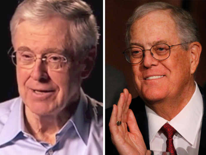 5. & 6. Charles and David Koch: $32.1 million per day