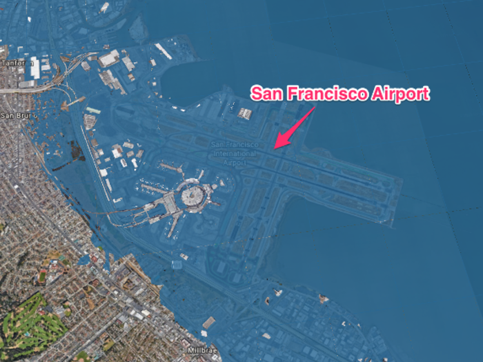 Good luck flying in and out of SFO in 2100.