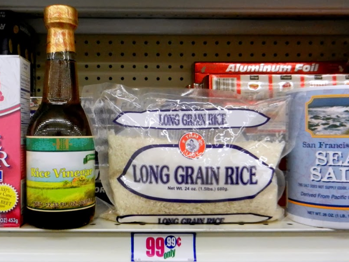 A bag of rice