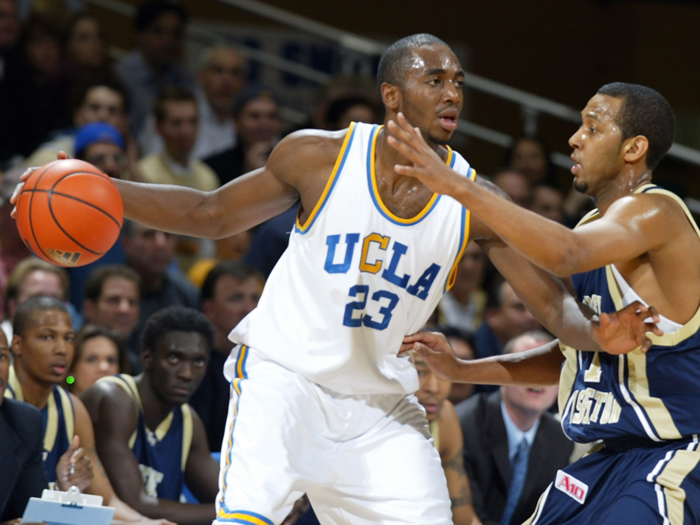 Luc Mbah a Moute played three years for the Bruins, becoming the first player to start in three consecutive Final Fours in 34 years. A native of Cameroon, his parents had never seen him play for UCLA until their 2008 Final Four game against Memphis.