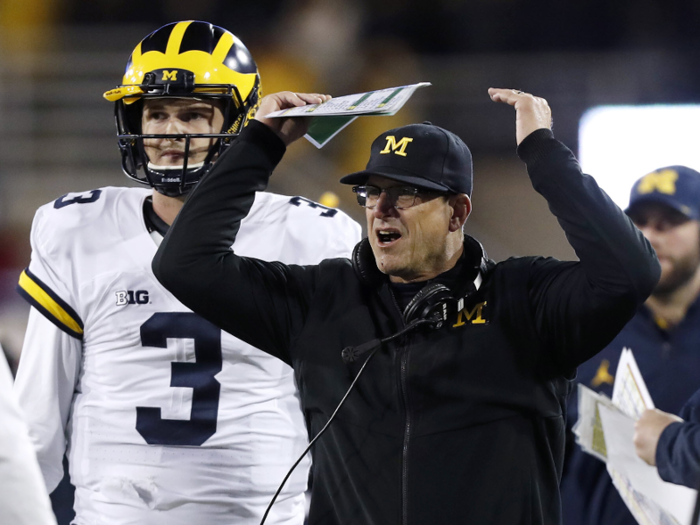 MICHIGAN: Jim Harbaugh, $7 million salary in 2017