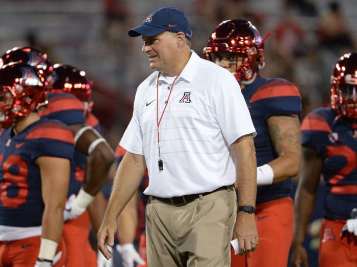 ARIZONA: Rich Rodriguez, $5.6 million salary in 2017