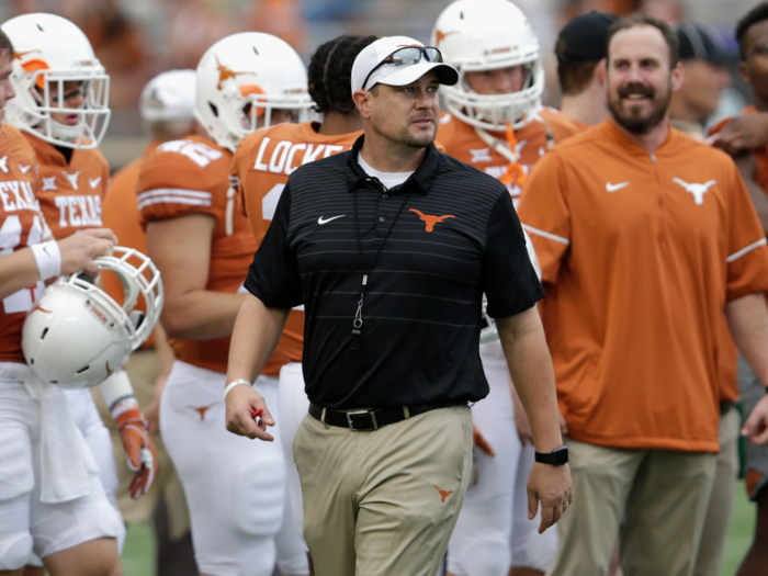 TEXAS: Tom Herman, $5.5 million salary in 2017