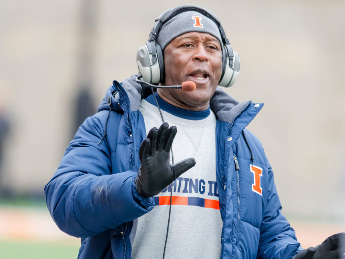 ILLINOIS: Lovie Smith, $3 million salary in 2017