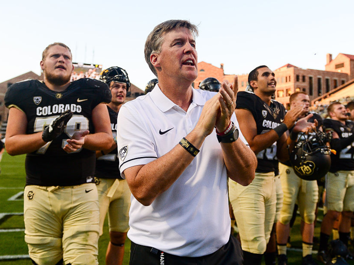 COLORADO: Mike MacIntyre, $2.8 million salary in 2017