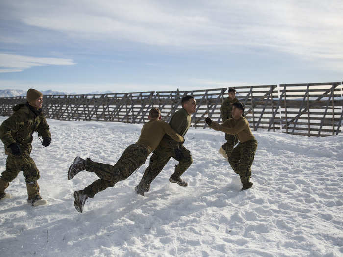 Special operators conducted long-range movements in severe weather and on treacherous terrain with limited visibility. They also carried out long-range ground- and air-infiltration drills, which included equipment air-drops, reconnaissance, and direct-action operations.