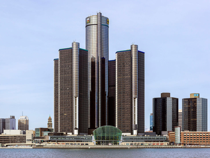 16. MICHIGAN — Renaissance Center, Detroit