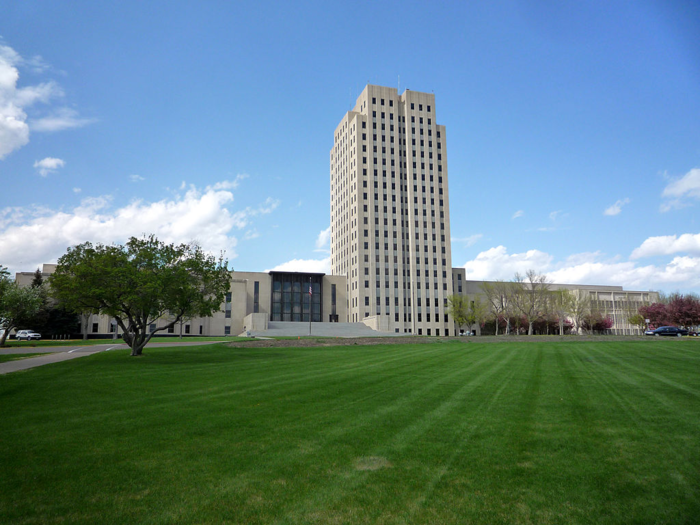 47. NORTH DAKOTA — North Dakota State Capitol, Bismarck