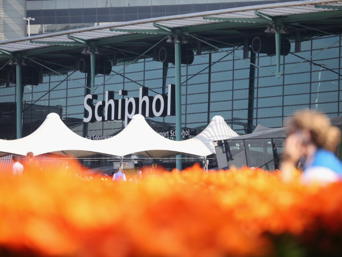 12. Amsterdam Schiphol Airport (AMS)