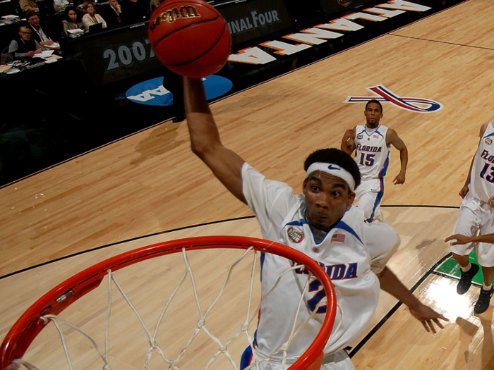 Corey Brewer was the Final Four Most Outstanding Player in 2007, and led the Gators in steals that season.