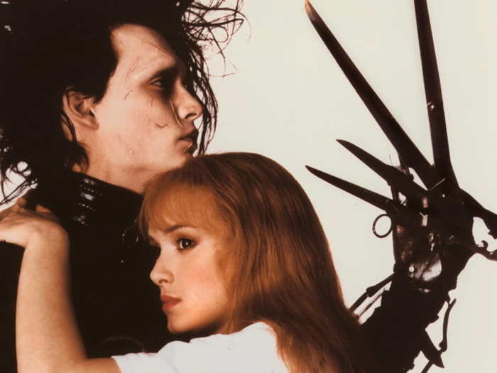 14. "Edward Scissorhands" (Winona Ryder and Johnny Depp)