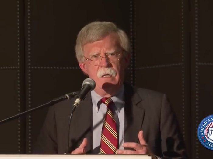 "King Abdullah of Jordan, who is not simply the Muslim king of a Muslim country, unlike our president [Obama]," Bolton said in a 2016 speech to the conservative American Freedom Alliance.