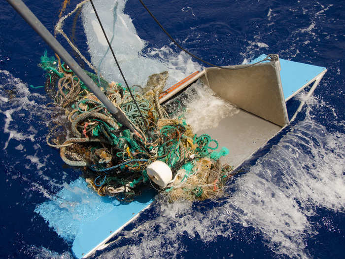 They collected 1,136,145 pieces of debris that weighed a total of 668 kg and consisted of 99.9% plastic.