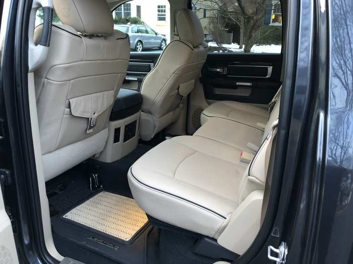 The rear seats are also as luxe as you can get with a bench design. The Crew Cab is plenty roomy for passengers.