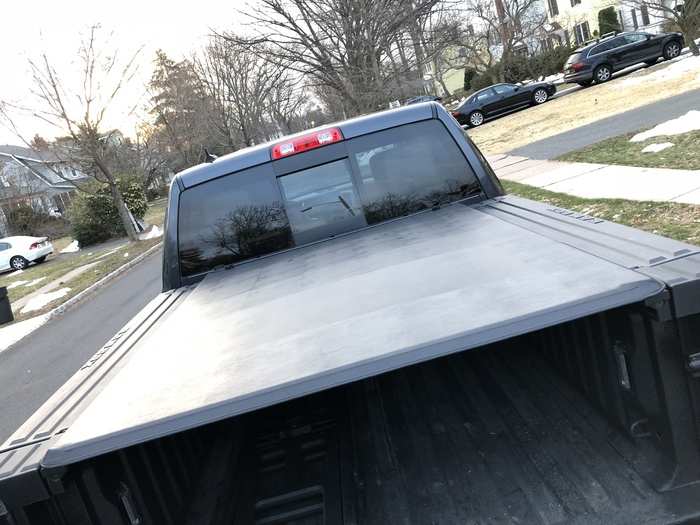 We also got a folding tonneau cover, which came in handy after a massive winter snowstorm dumped half a foot of snow on northern New Jersey. Nothing worse that a bed full of slow-melting snow!