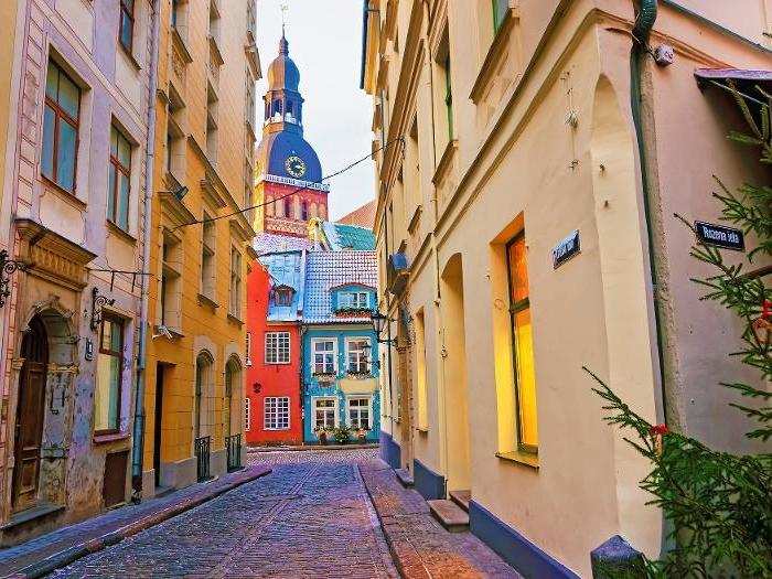 3. Riga, Latvia — £172.17 ($243.03).