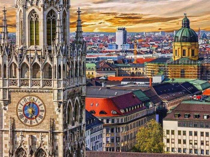 16. Munich, Germany — £274.11 ($366.92).