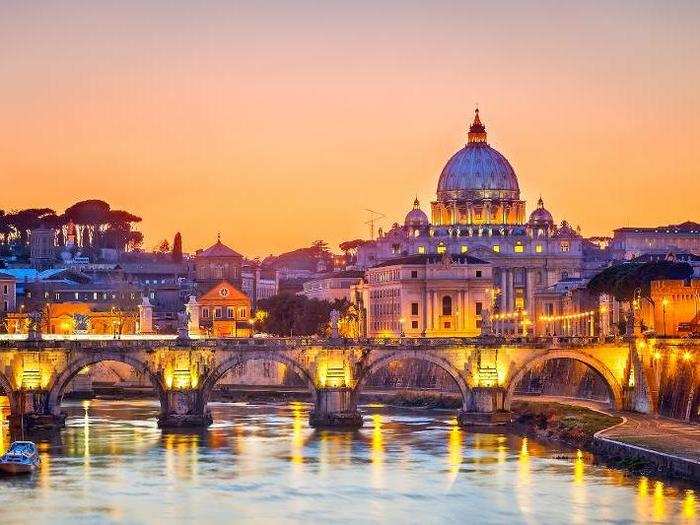 17. Rome, Italy — £281.86 ($397.86).