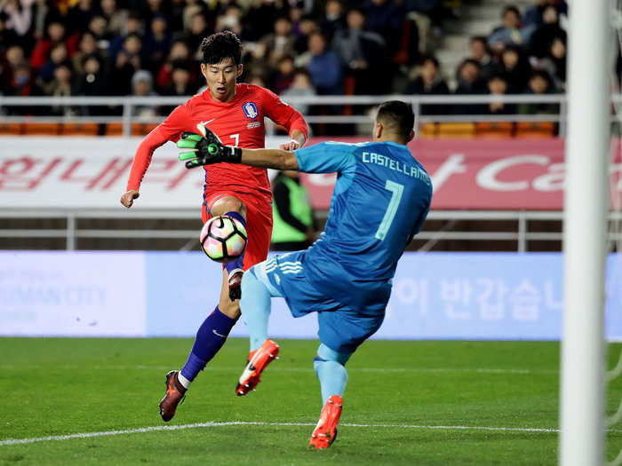 South Korea — Heung-min Son.