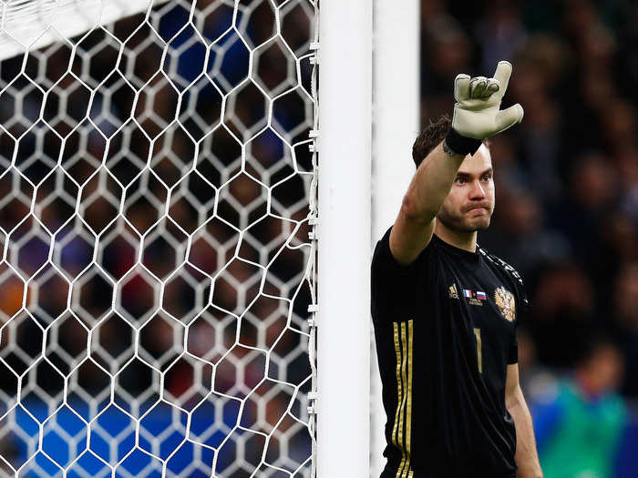 Russia (hosts) — Igor Akinfeev.