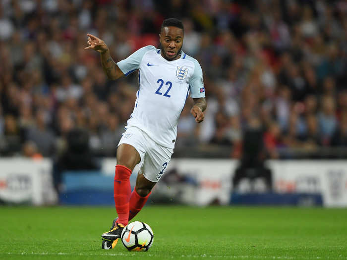 England — Raheem Sterling.